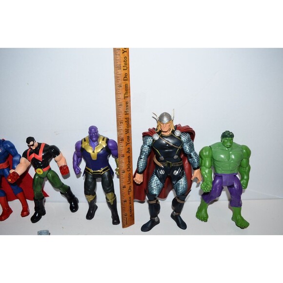 Action Figure Capt America Batman Foes Hulk Thor Thanos Tombstone etc. Lot - Picture 6 of 12